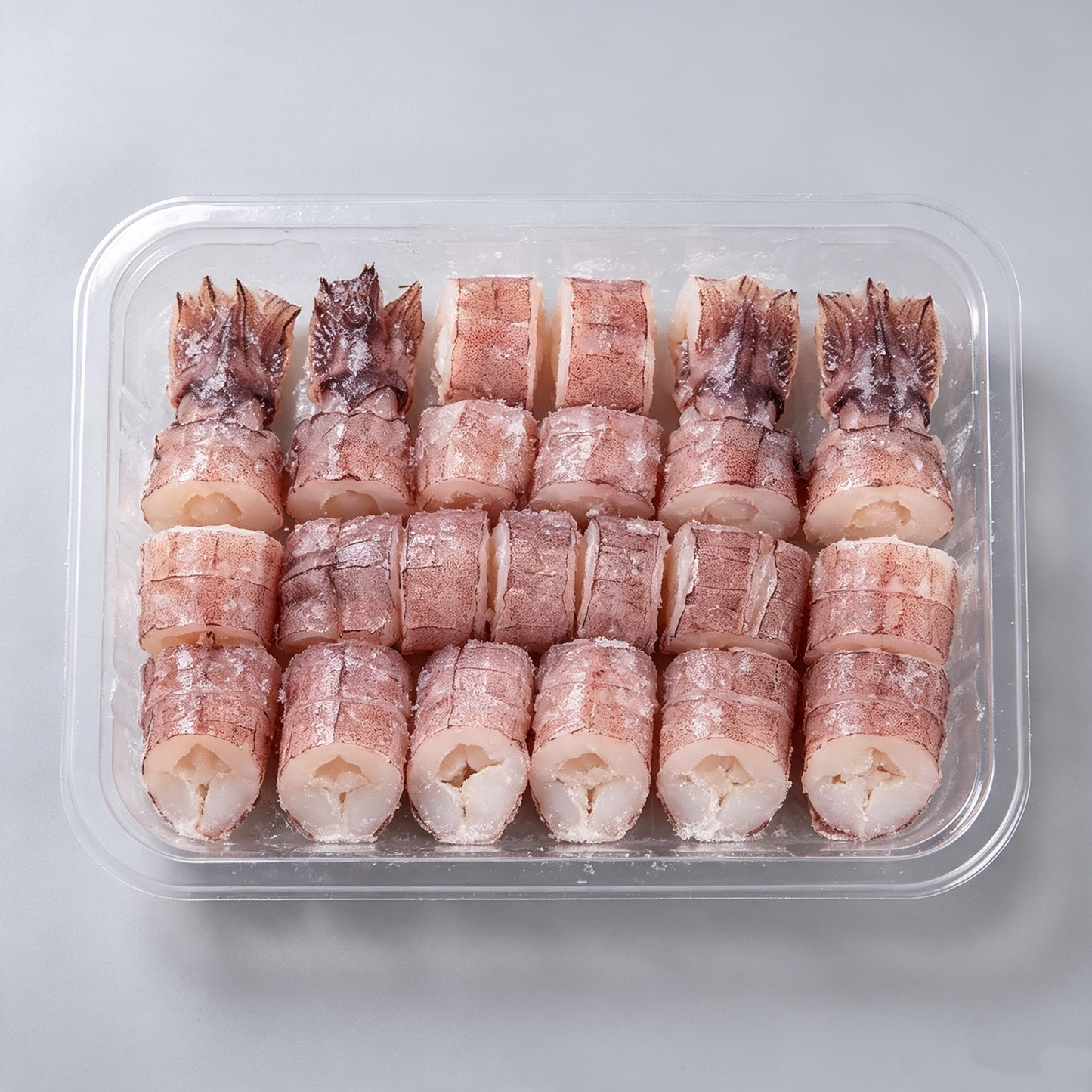 Cut Squid with Tails