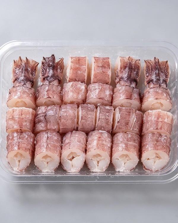 Cut Squid with Tails