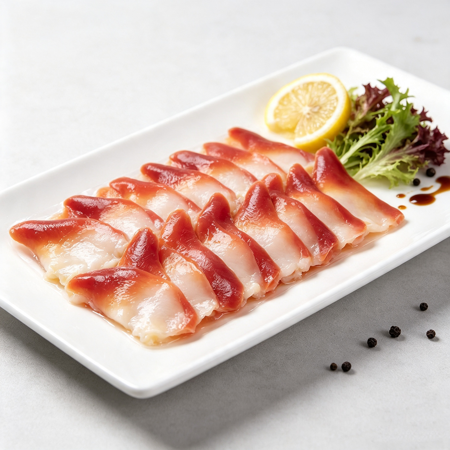 Raw Arctic Surf Clam Slices